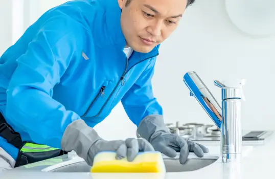 調理台の洗浄