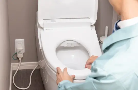 トイレの養生