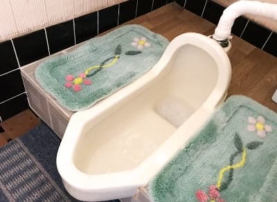 和式トイレから洋式トイレに