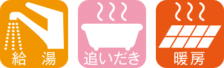 給湯+おいだき+暖房