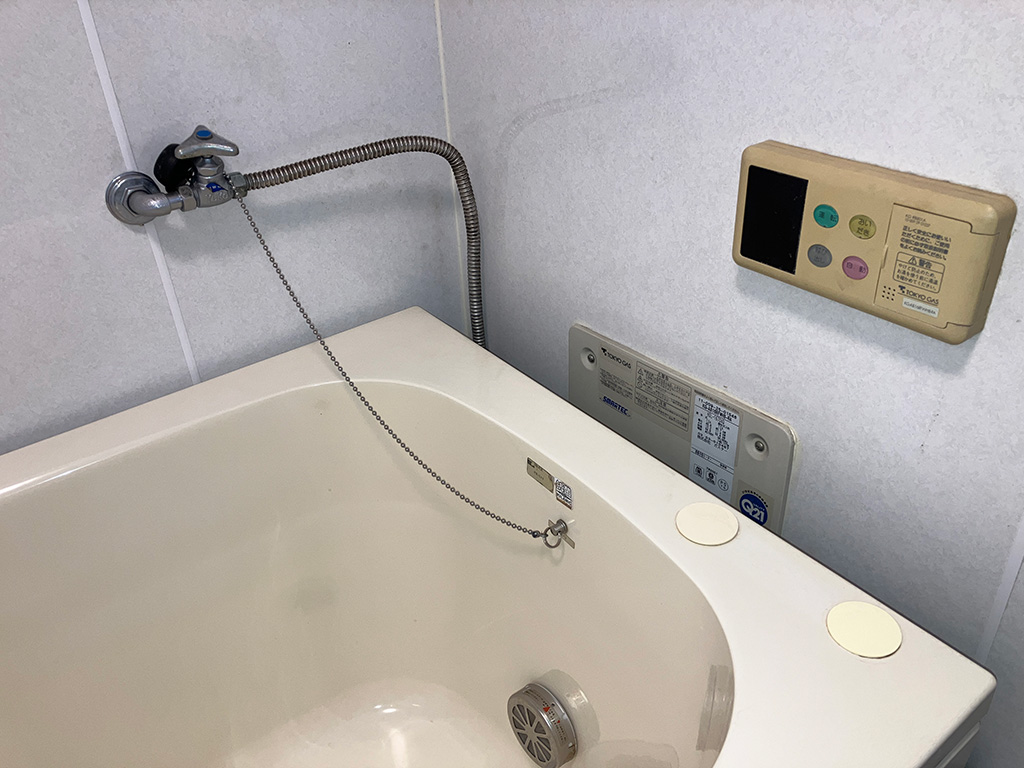お湯はりが途中で止まってしまう給湯器を交換｜パックインタイプ　東京都品川区