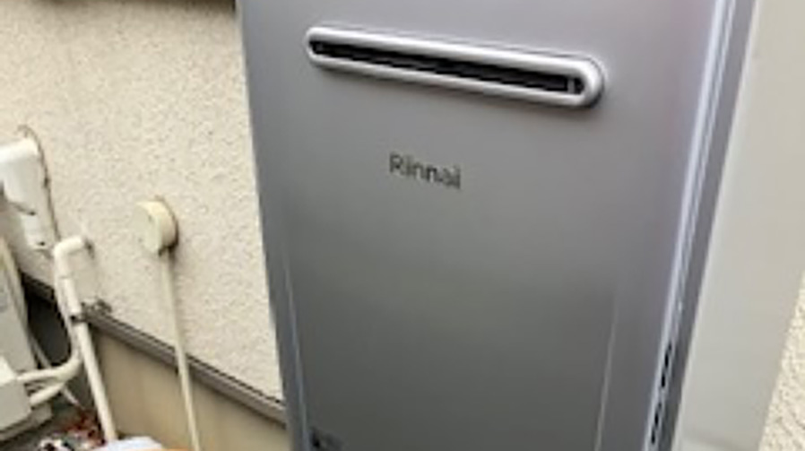 約12年使用の給湯器を「リンナイ」のウルトラファインバブル機能付きに交換　東京都世田谷区