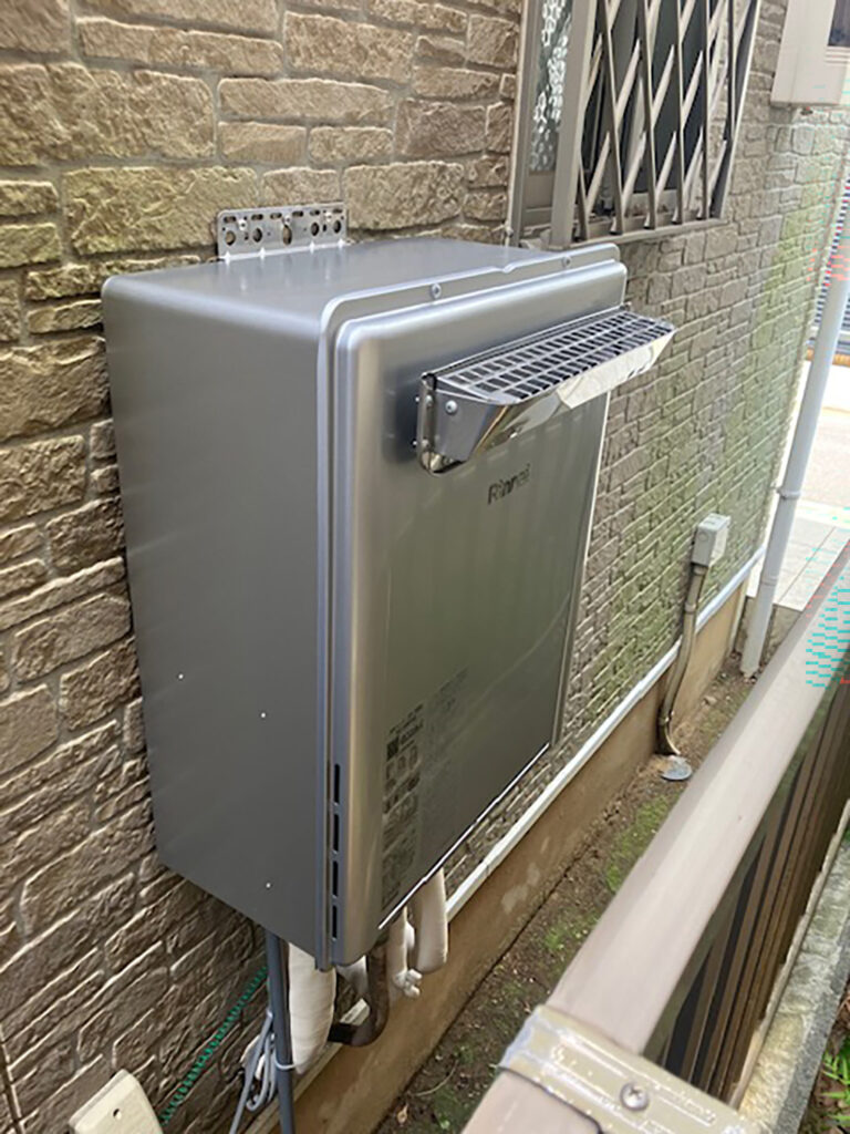 約15年使用の給湯器をエコジョーズに交換！値上がりが続く給湯器は早めの交換がオススメ　横浜市青葉区