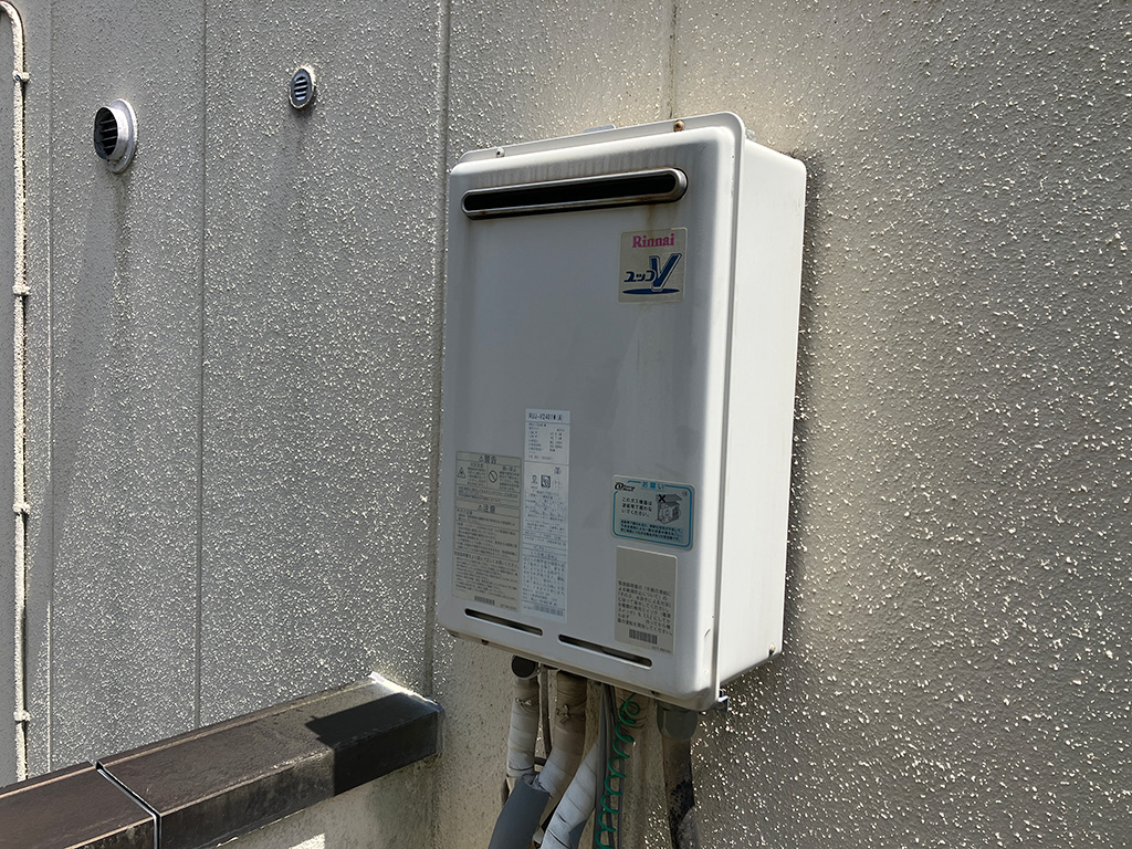 給湯器（ジェットフロータイプ）を交換！号数を下げて本体価格を抑える　横浜市港北区