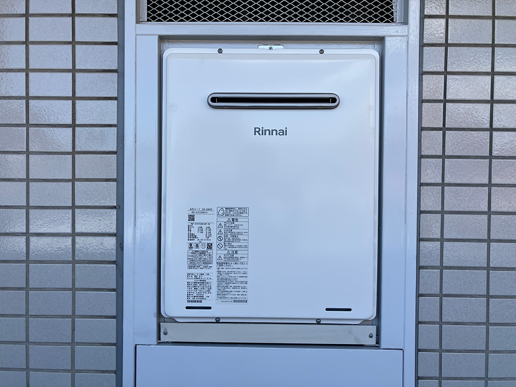 約16年使用の給湯器を後継機種に交換!リモコンが浴室に1つあるタイプに 横浜市港北区