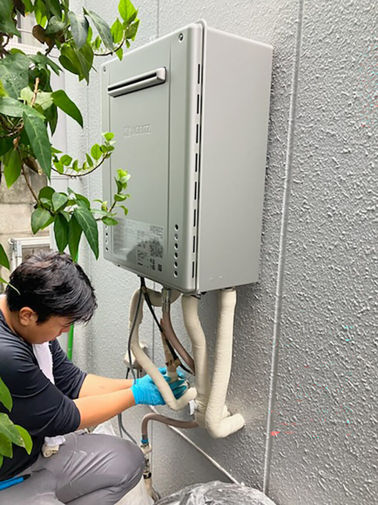 約13年使用の給湯器をエコジョーズに交換!故障が増える冬を迎える前に工事して安心 東京都目黒区