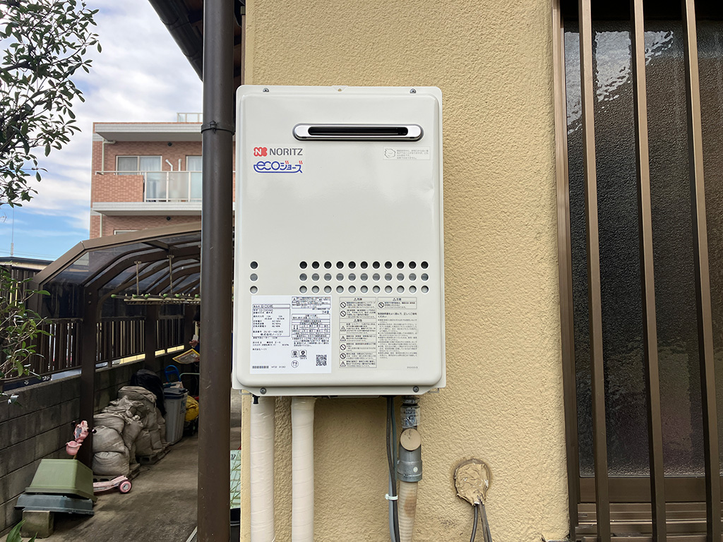 お湯張りが安定しない（途中で止まる）給湯専用給湯器を交換！月々の光熱費を節約できるエコジョーズに　東京都大田区