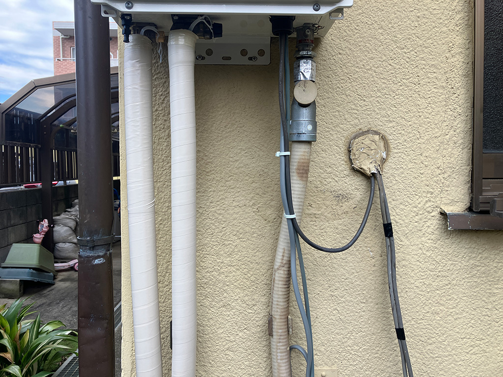 お湯張りが安定しない（途中で止まる）給湯専用給湯器を交換！月々の光熱費を節約できるエコジョーズに　東京都大田区