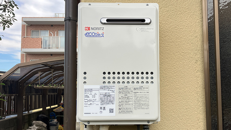 お湯張りが安定しない（途中で止まる）給湯専用給湯器を交換！月々の光熱費を節約できるエコジョーズに　東京都大田区