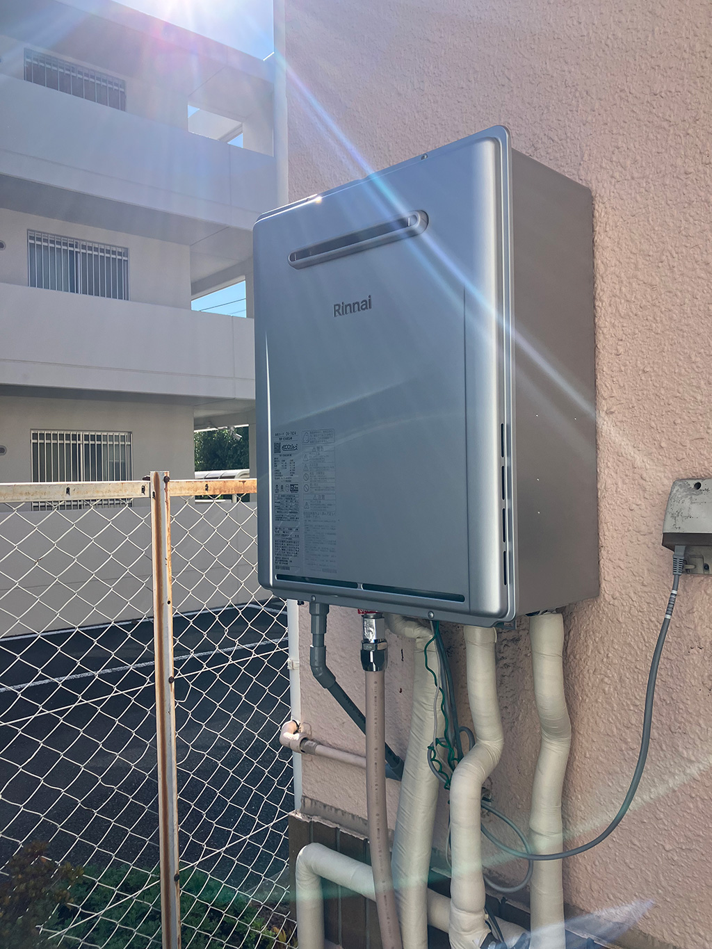 約12年使用の給湯器を不具合が出る前に交換！「リンナイ」の後継機種に　東京都目黒区