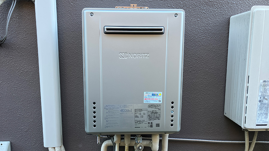約18年使用の給湯器を壊れる前に交換！月々の光熱費を節約できるエコジョーズに　横浜市港北区