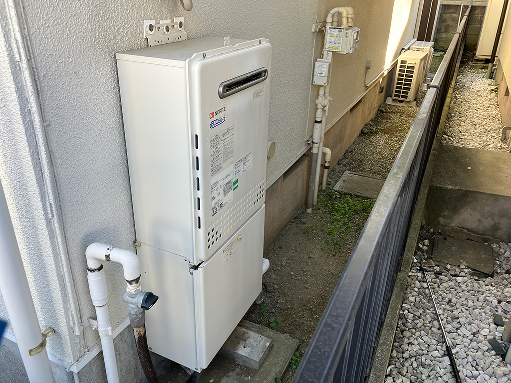 約10年使用した給湯器を今年中に交換!日曜日の午後に工事 横浜市港北区