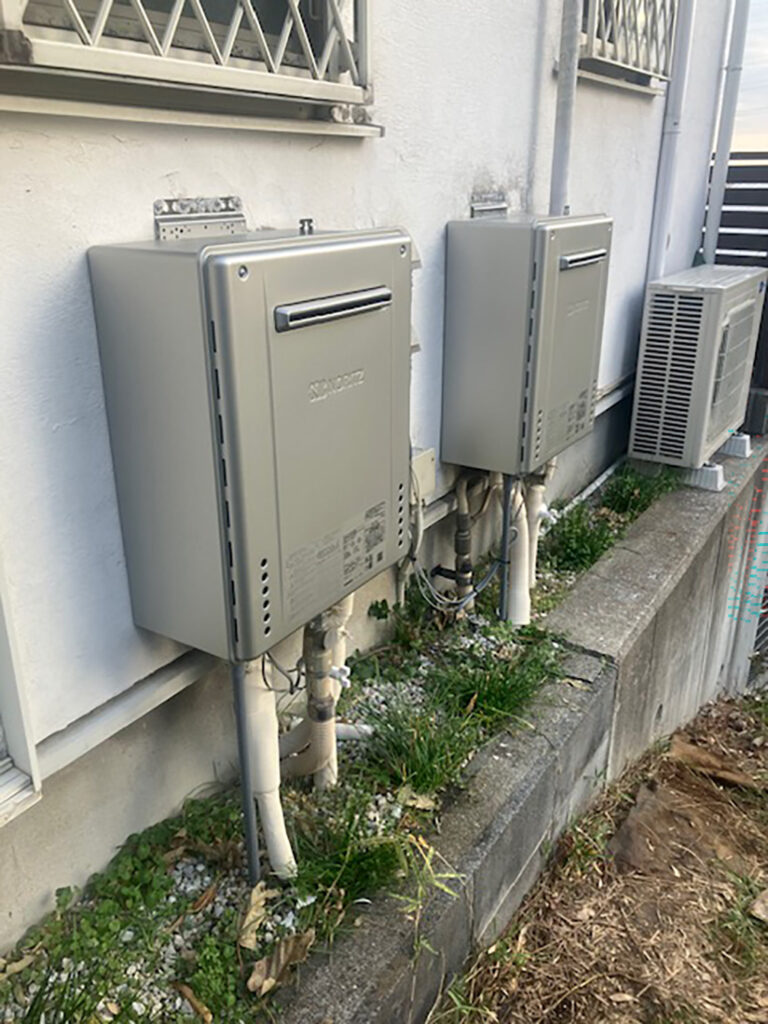 エラー表示「888」「760」が出た給湯器を2台同時に交換！セット割引で費用も抑制　川崎市宮前区