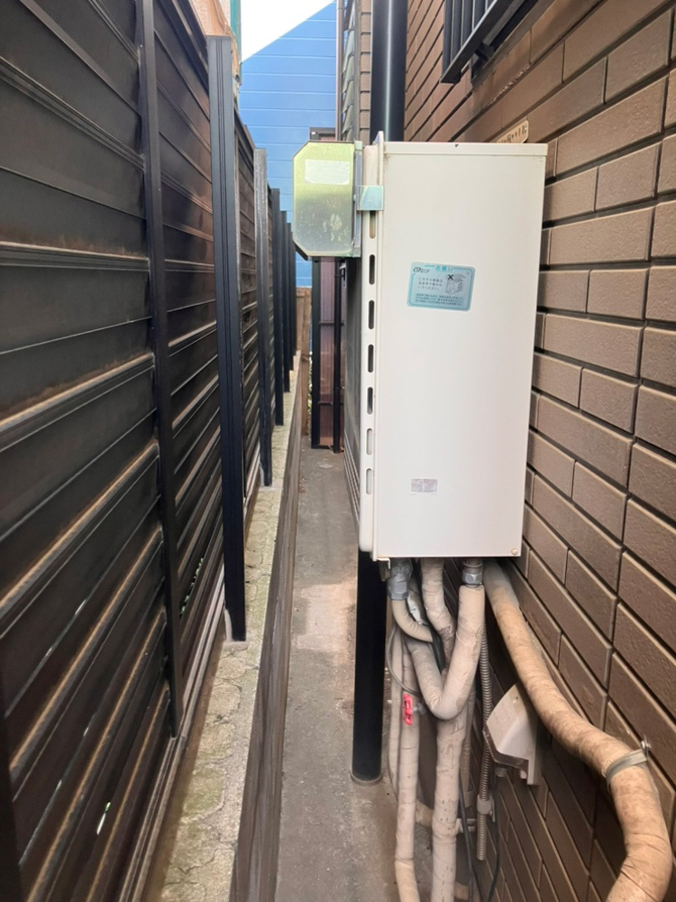 お湯はりができない時がある！設置環境に合わせてノーリツの給湯器を交換　東京都目黒区