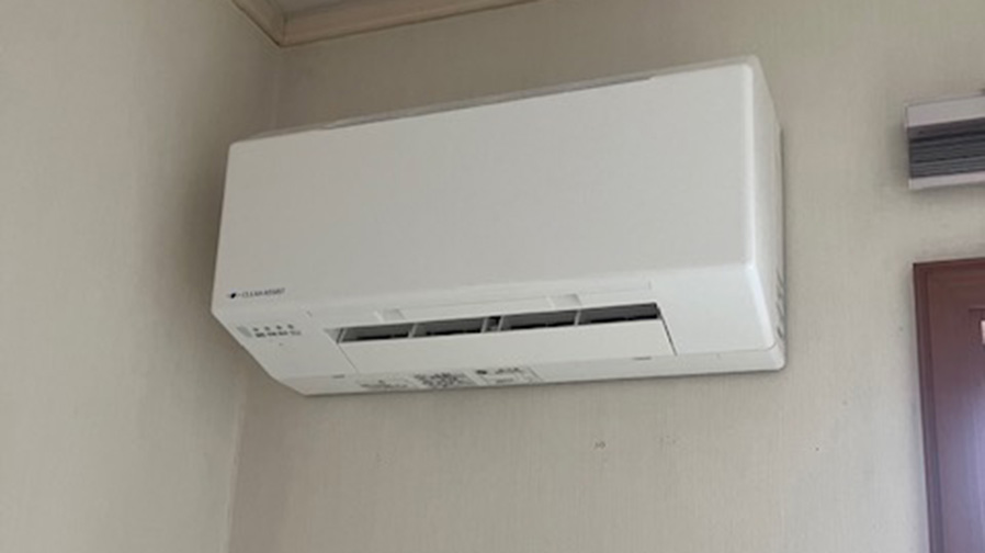 14年使用した脱衣所暖房用のボイラーを、故障する前に後継機種へ交換　東京都世田谷区