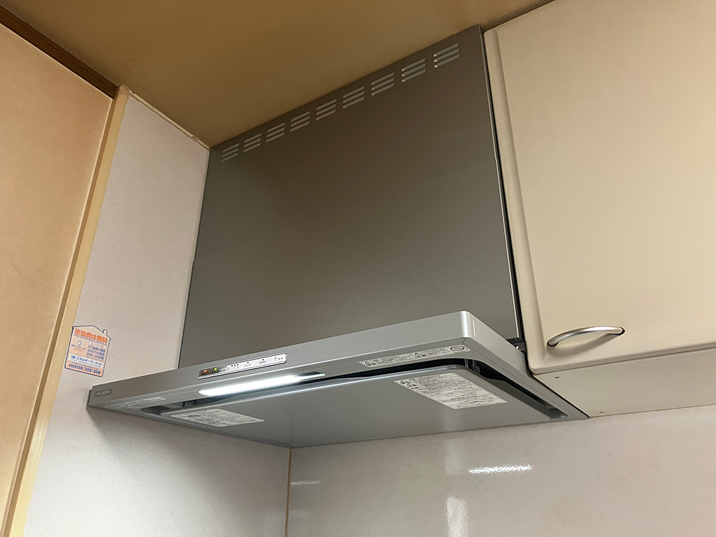給湯器とレンジフードの同時交換!ファン掃除不要のレンジフードで家事をラクに 川崎市中原区
