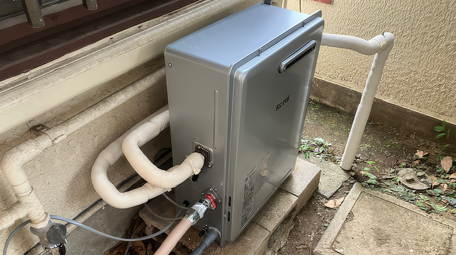 エラー140でお湯が出ない！20年目の給湯専用機をエコジョーズへ交換　横浜市青葉区